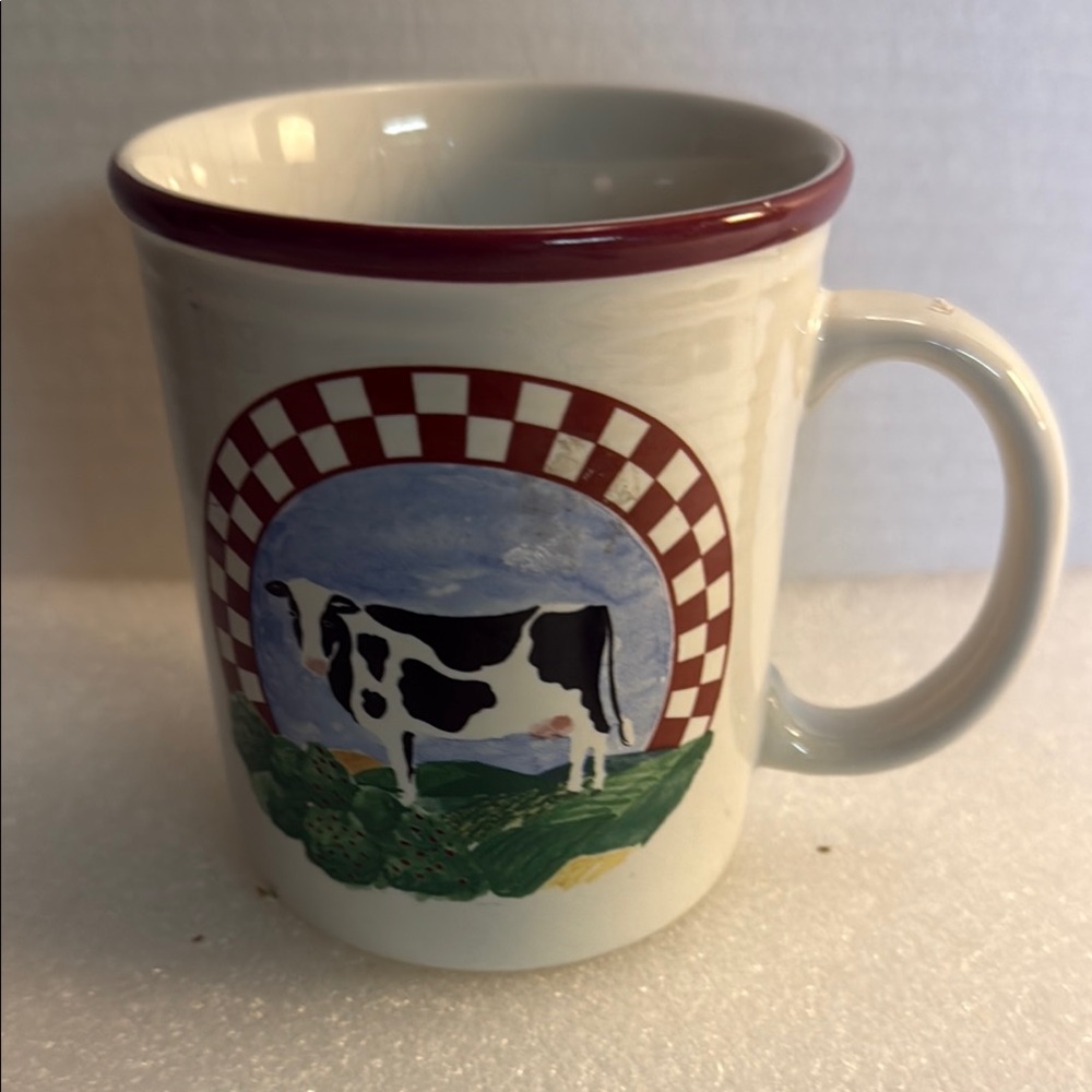 Cow Design Ceramic Mug